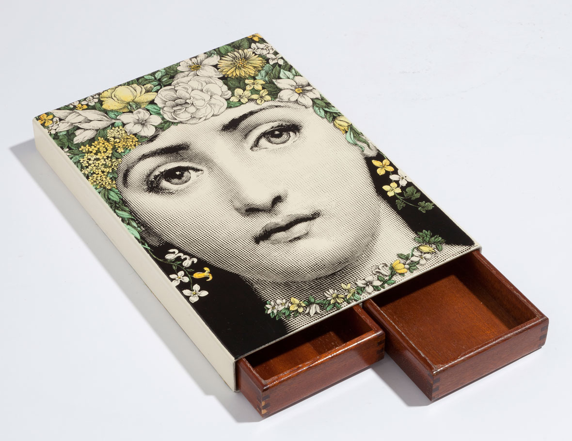 'Flora' Fornasetti Double Cigarette Box